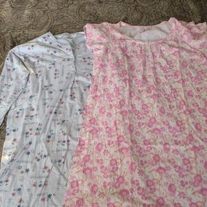 Kim Rogers and Earth Angels night gowns, size Large